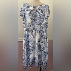 Paisley floral print dress size 24W